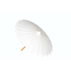 A Paper Wedding Parasol that is available in colours from Brown, White