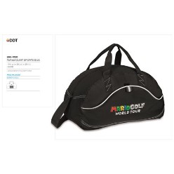 Main zippered compartment, Unique wavy open front slip pocket, Side mesh pocket, Double carry handles, Adjustable shoulder strap, Accented white stitching giving design a modern look.