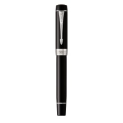 Parker Duofold Fountain Pen-Black CT