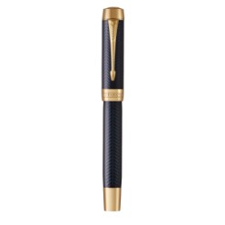 Parker Duofold Fountain Pen-Prestige Blue Chevron GT