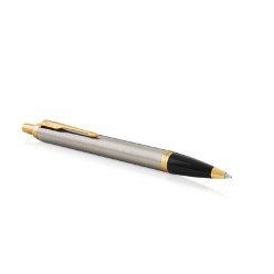 Parker IM Ballpoint Pen-Brushed Metal GT