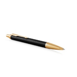 B/G Gold Trim - Ballpoint Pen - Medium Nib - Blue Ink