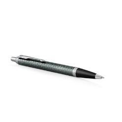 P/D Green Chrome Trim - Ballpoint Pen - Medium Nib - Blue Ink