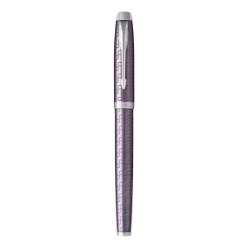 Violet Chrome Trim - Fountain Pen - Medium Nib - Blue Ink