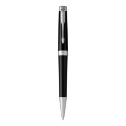 Parker Premier Ballpoint Pen-Deep Black Lacquer CT