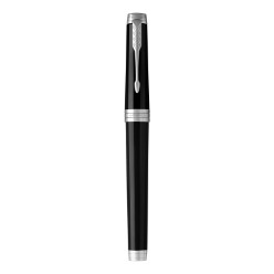 Lacquer Chrome Trim - Fountain Pen - Medium Nib - Black Ink