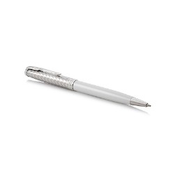 Pearl Chrome Trim - Ballpoint Pen - Medium Nib - Black Ink