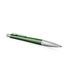 Green Ballpoint Pen - Medium Nib - Blue Ink