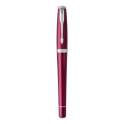 Magenta Chrome Trim - Fountain Pen - Medium Nib - Blue Ink