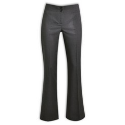 Patricia pants, features: bootleg flare, full waistband with two buttons and a zip, high quality fabric with wash and wear properties