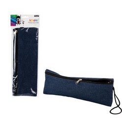 This is a Pencil Case Denim 34cm that is both durable and customizable with your company logo or custom picture.