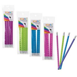 Pencil Novelty Ruler Hb With Eraser 5pc