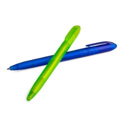 Push button ballpoint plastic pen