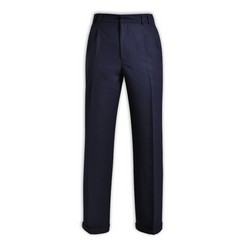 Phillip trousers, Fabric: mini matt - 100% polyester, turns-up, back and side pockets, hook and eye fastener, high quality, wash and wear properties