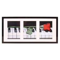 Piano Wooden Gallery Frame 25 x 50 cm