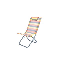 A Picnic Steel Beach Chair (High Back) that is available in colours from Patterned