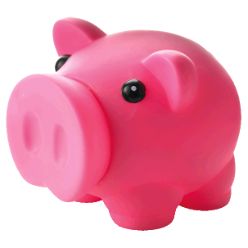 Piggy bank with nose stopper