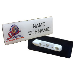 Pin Clip Name Badge