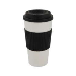 BPA Free. With silicon grip holder and screw lid. 500ml Capacity
