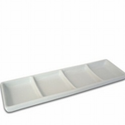 Platter Dish with 4 Divisions 320mm x 95mm x 25mm