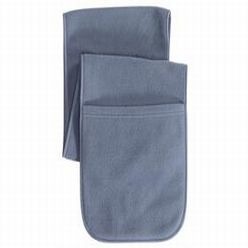 Polar Fleece Scarf with Pockets and Tonal Binding