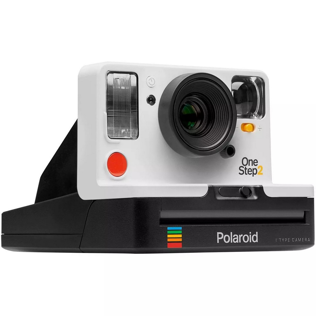 A Polaroid Originals OneStep 2 + White that we have in the standard size and can be slightly customised with Print, Box