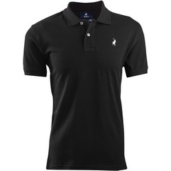 Left chest contrasting Polo embroidered logo, gents garments has three buttons, Weight 220gsm, 100% cotton pique