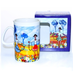 Giftwrap offers the very exclusive Portchie Hula Hoop mugs. Colorful, attractive and great for every day use, these mugs can hold your coffee and tea incredibly well. Whether you want to drink a hot liquid in these or a cold one, you will not be disappointed with how well they can be used for your every day purposes. Moreover, the ever colorful Portchie Hula Hoop comes packed in a gift box.
