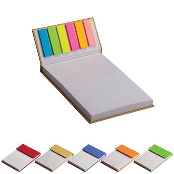 Post it notes and memo pad set