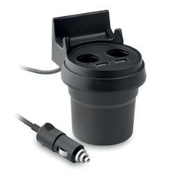 Plastic material Car charger with adapter and Smartphone holder