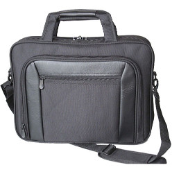 Holds 14 inch Laptop. With 4 Compartments, Including Padding for Laptop and Organiser with Handle and Adjustable Shoulder Strap Material: 1680D - Bag. Koskin - Front Panels