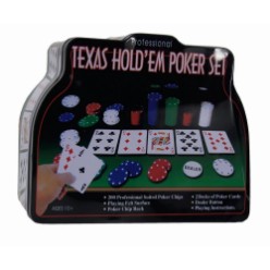 P/Texas – 2 Decks of Poker Cards – Dealer Button – 200 Professional Suited Poker Chips – Playing Felt Surface – Poker Chip Rack