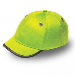 Protector Headwear: 100% polyester, Polyester sweatband, metal mesh eyelets, binding on edge of peak (reflective binding on neon colourway) pre-curved peak