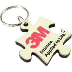 Puzzle key ring, material: MDF