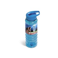 6 fun colours to choose from. Tritan durable & safe bottle. Matching flip top spout with carry handling lid. Screw open lid for easy cleaning & re-filling. Groove design. BPA free75ml