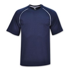 Raglan trim t-shirt, fabric: 100% cotton single knit - 150g, superior 1x1 neck rib, double stitched hem and sleeves