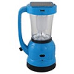 Rechargeable solar lantern includes 700mAh rechargeable battery and LED bulb with life span of 100, 000 hours