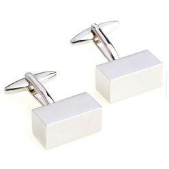 Rectangular cufflinks