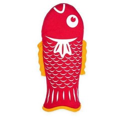 Red Fish Oven Mitt