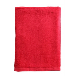 Red beach towel