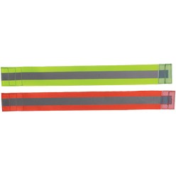 Reflective arm band with velcro, material: polyester