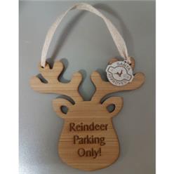 Reindeer parking only