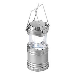Retractable camping lamp with 6 LED lights