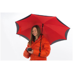 This umbrella folds inside/ out - something different - just like your promotional campaign!