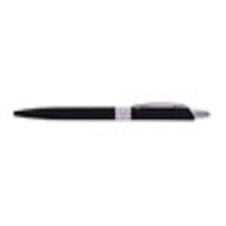 Rivet pen with click action and black German ink