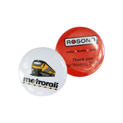 Round button badge 58mm
