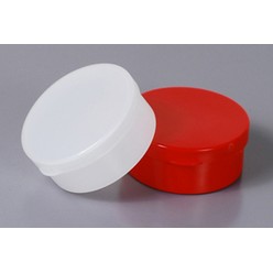 A Round pill box that is available in various colours that can be customised with Printing with your logo and other methods.