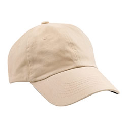 155gsm – 100% Cotton -6 panel structured peak-6 rows of stitching on peak-6 embroidered eyelets – metal buckle closure