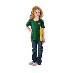 SA Rugby branded back neck tape, ripped contrast neckline, SA Rugby branded left chest embroidery and back neck embroidery, branded side winder, contrast surface interest side panel inserts with piping detail.