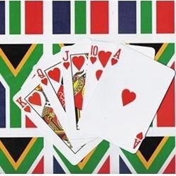 SA Flag themed playing cards
